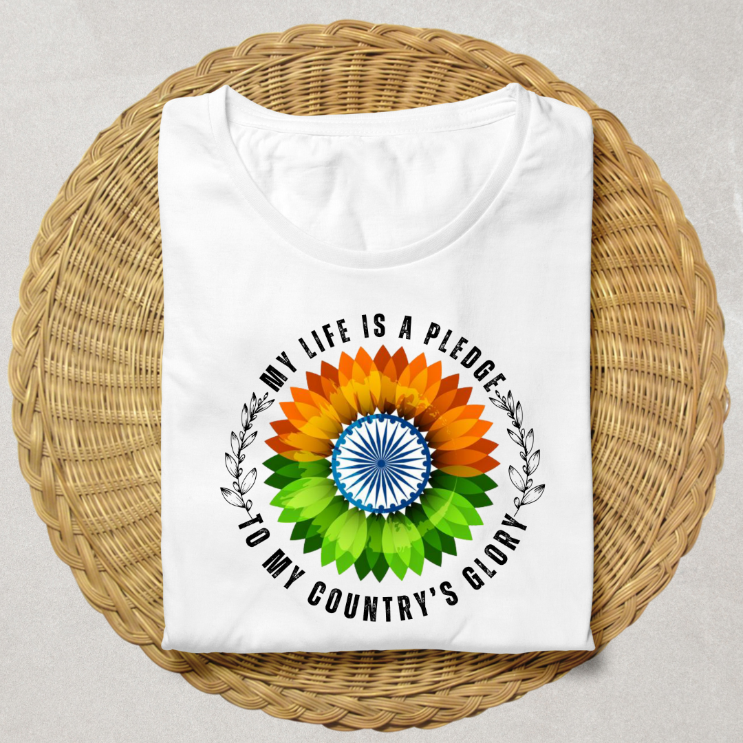 My Country White Unisex T-Shirt