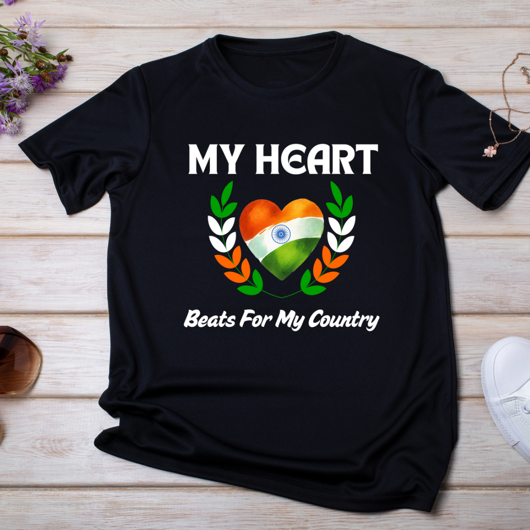 My Heart Black Unisex T-Shirt