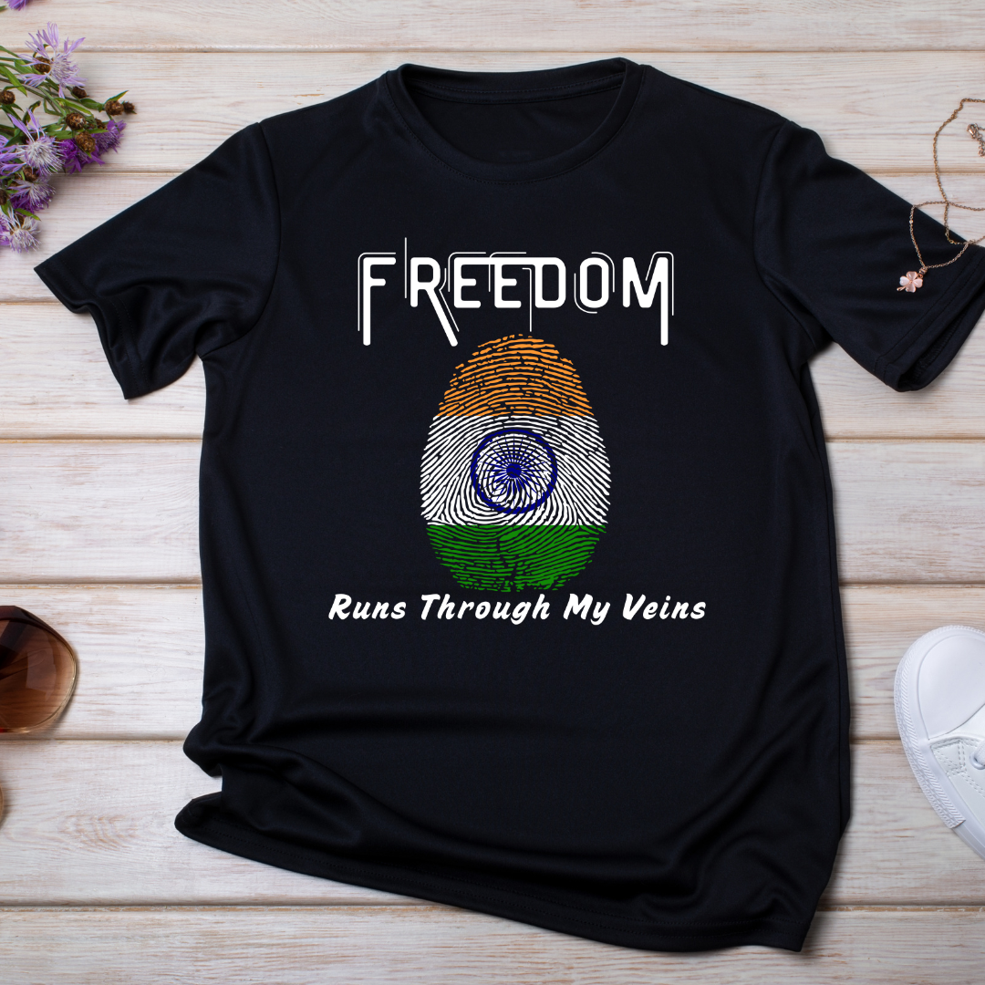 Freedom Black Unisex T-Shirt