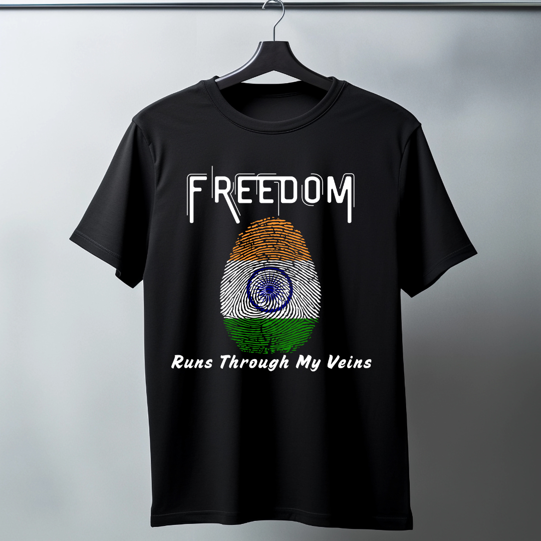 Freedom Black Unisex T-Shirt