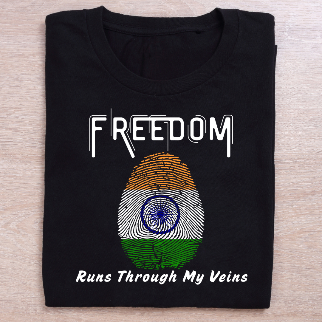 Freedom Black Unisex T-Shirt