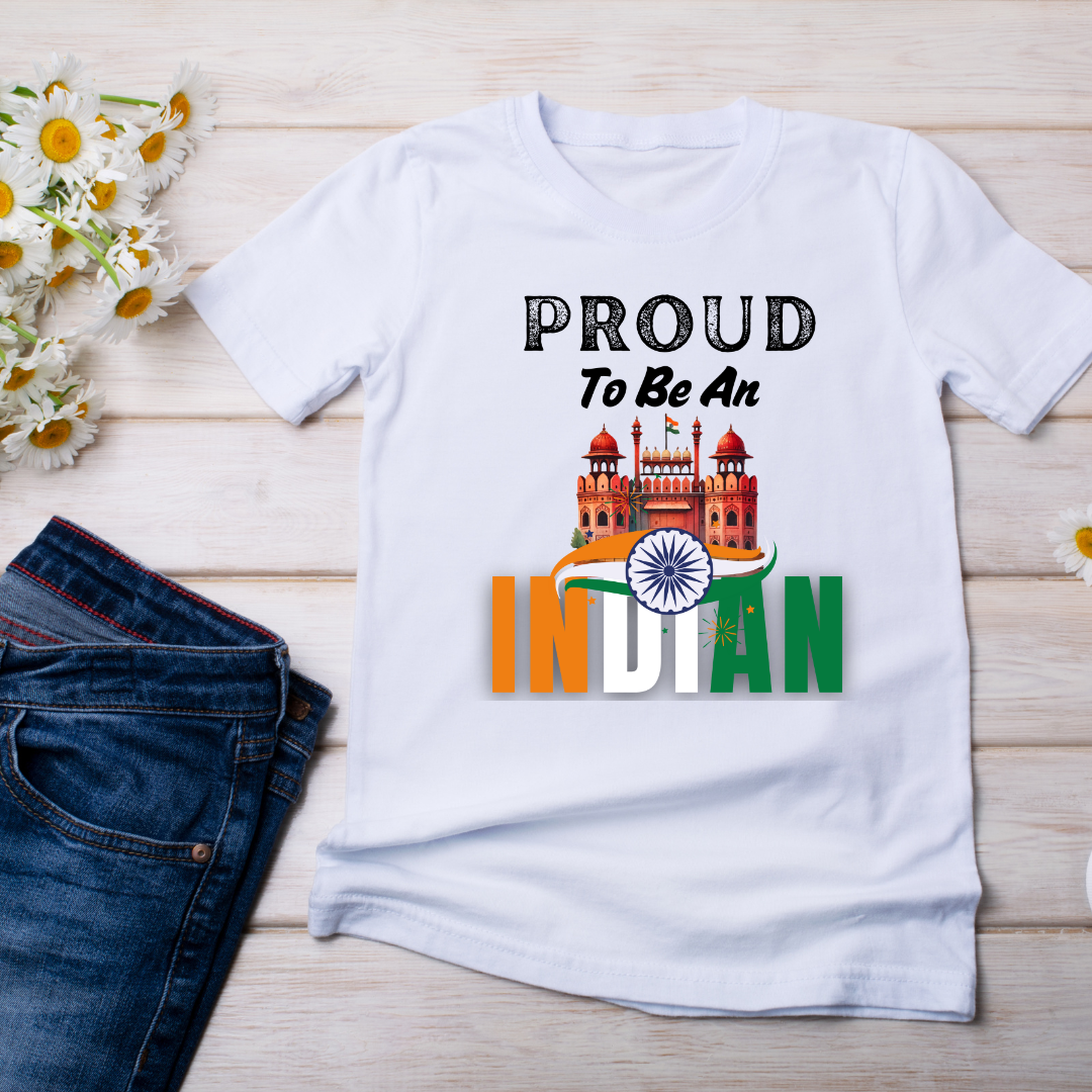 Indian White Unisex T-Shirt