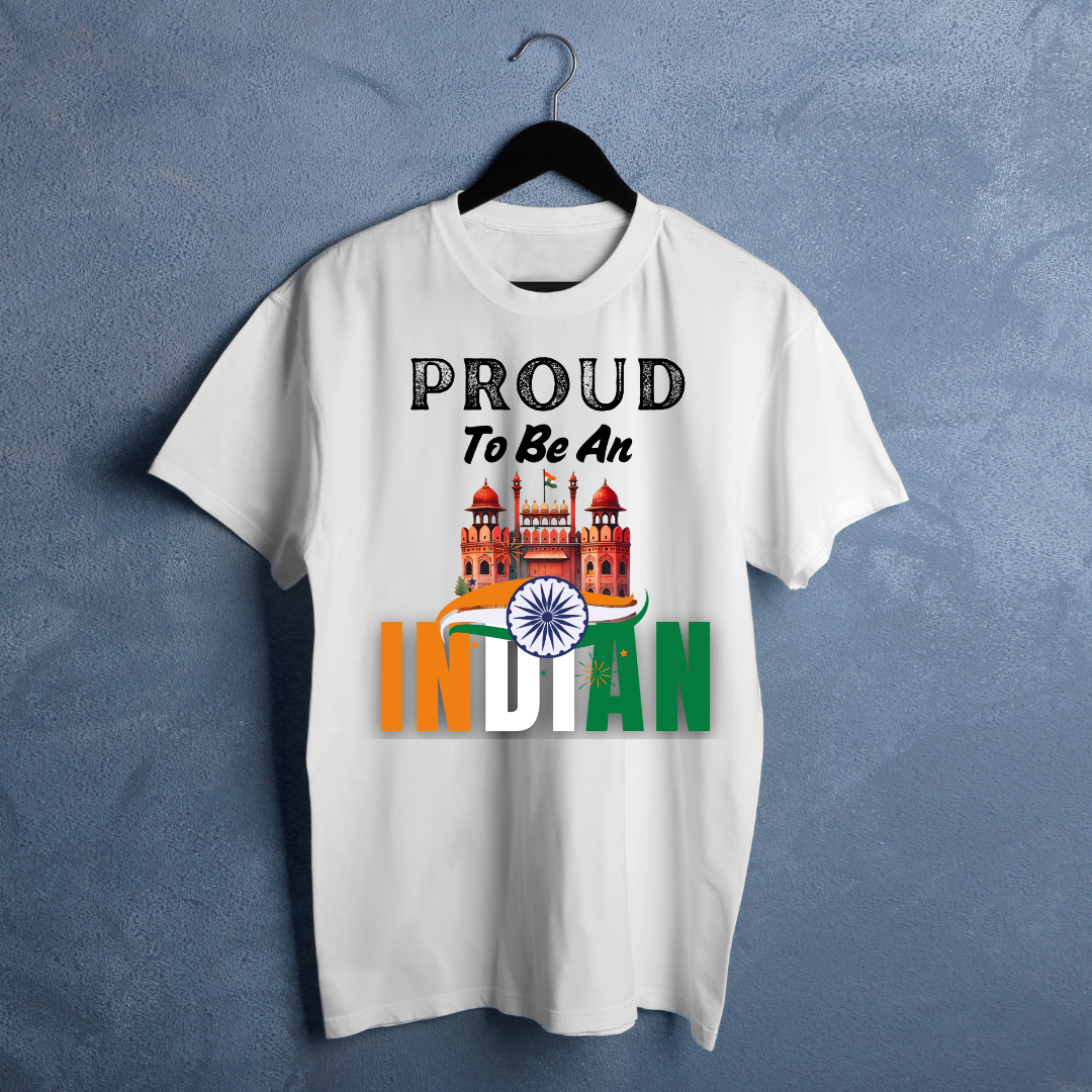 Indian White Unisex T-Shirt