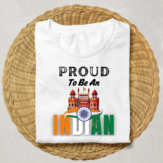 Indian White Unisex T-Shirt