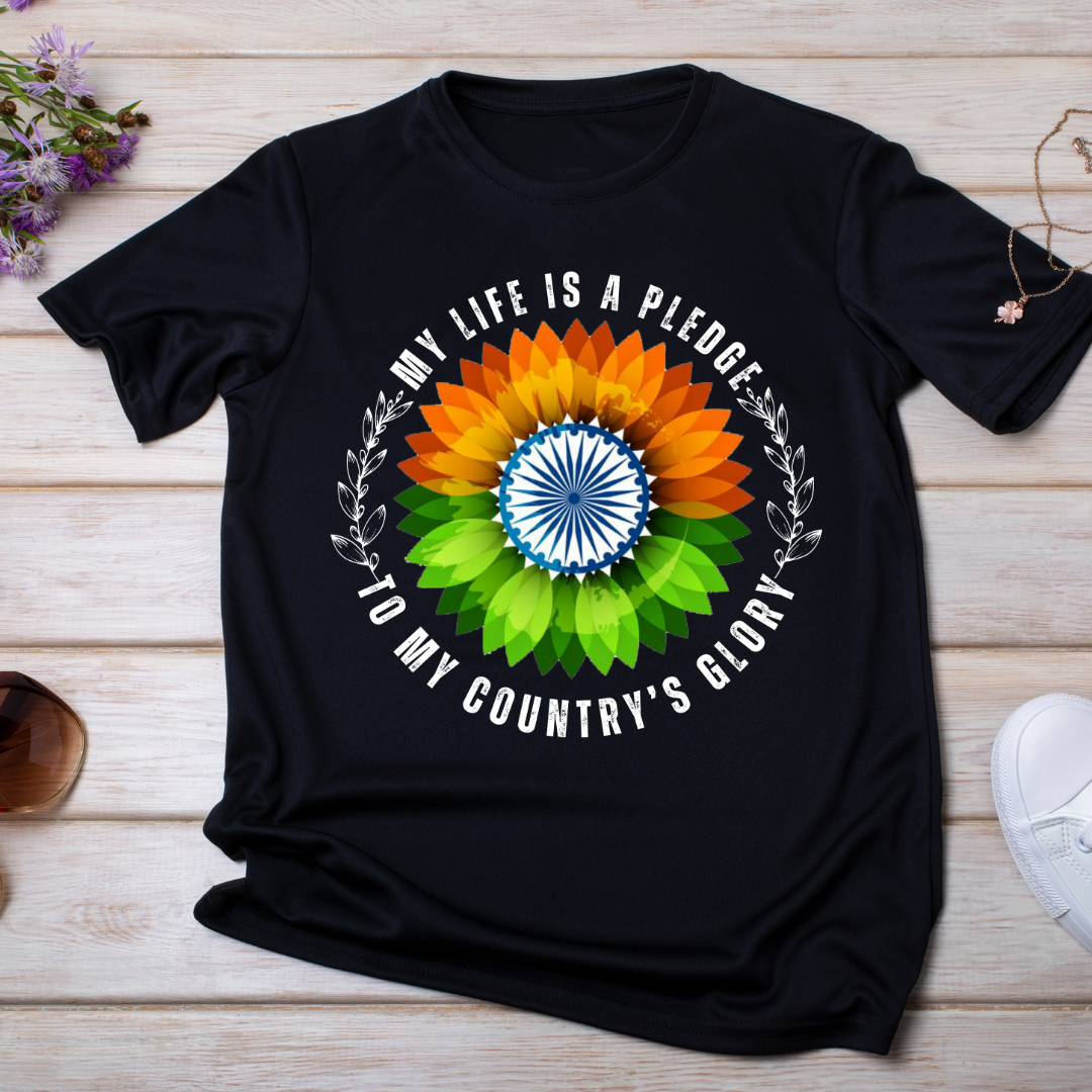 My Country Black Unisex T-Shirt