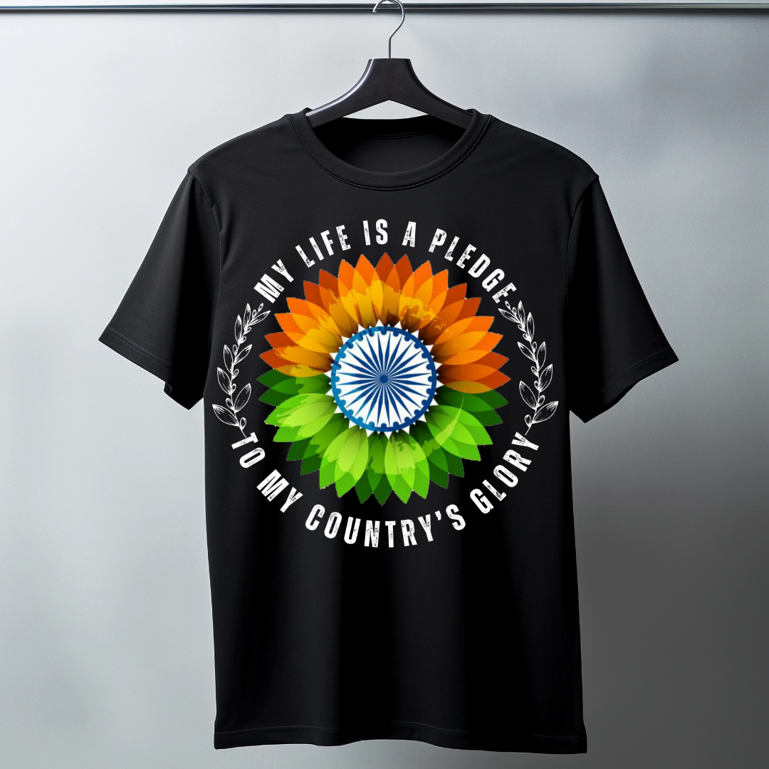 My Country Black Unisex T-Shirt