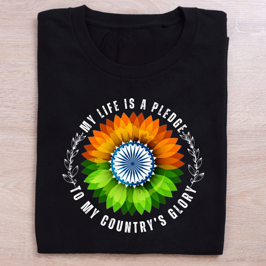 My Country Black Unisex T-Shirt