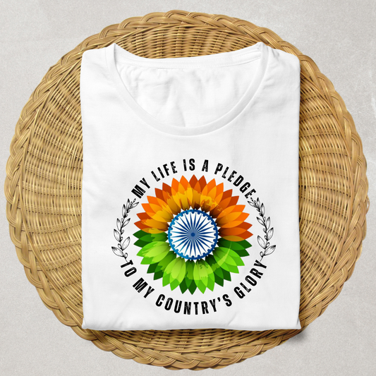 My Country White Unisex T-Shirt