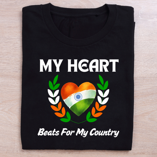 My Heart Black Unisex T-Shirt